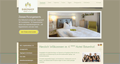 Desktop Screenshot of hotel-birkenhof-am-park.de